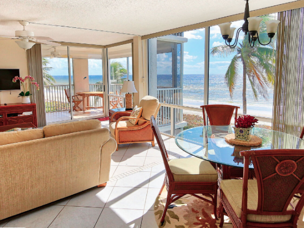 Renovated Gulf Front Sanibel Island Vacation Condo