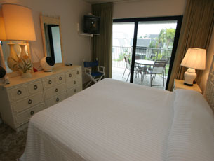 Master bedroom with king bed