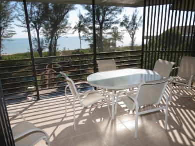 Balcony with outdoor furniture