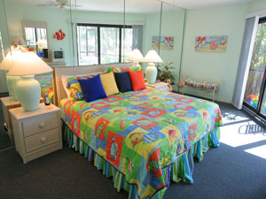 Master bedroom with king bed Master bedroom with king bed