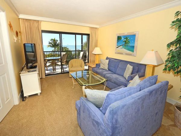 Gulf Front 2 Bedroom Vacation Beach Condo In Sanibel