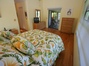 Master bedroom with king bed