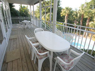 Outdoor furniture in balcony Outdoor furniture in balcony