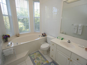 Bathroom with tub Bathroom with tub