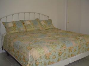 Master bedroom with king bed