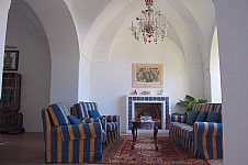 Living Room with Fire Place