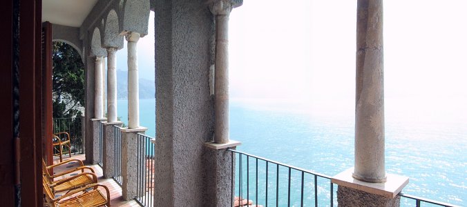 View of the Sea from the Balcony of this Positano Rental