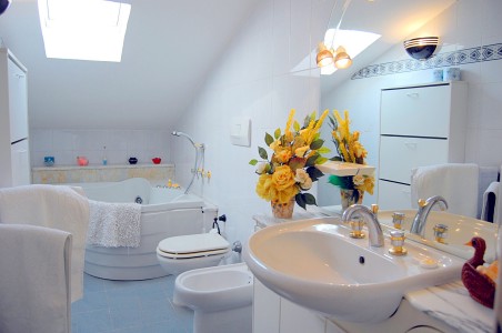Bathroom with Jacuzzi Bath