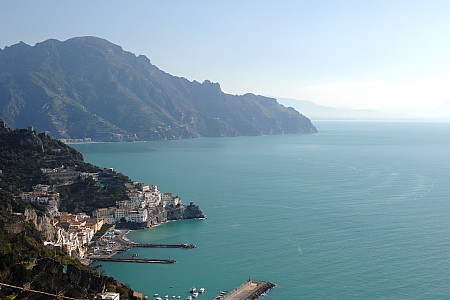 Look down at the Harbour