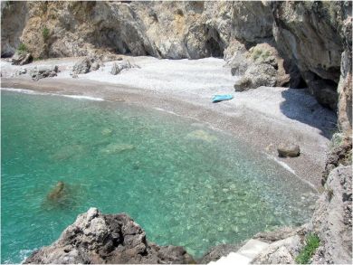 Modern Home with Private Pebbled Beach in Amalfi, Italy Modern Home with Private Pebbled Beach in Amalfi, Italy