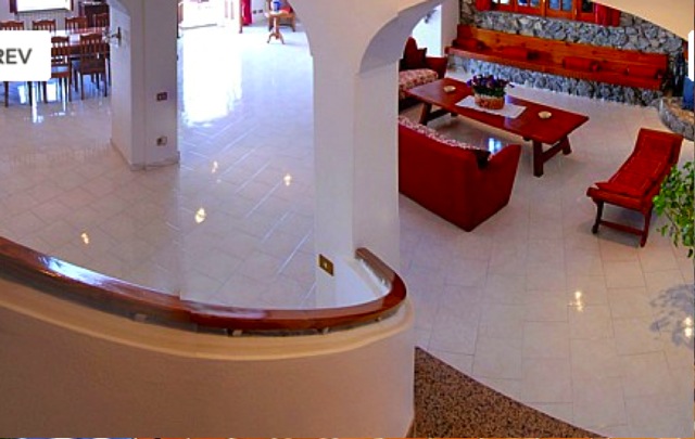 View of Living Area from Staircase