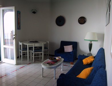Living Area with Doors to Terrace