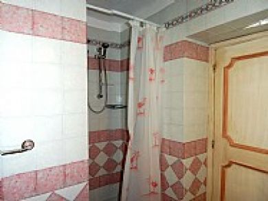 Bathroom with walk-in shower