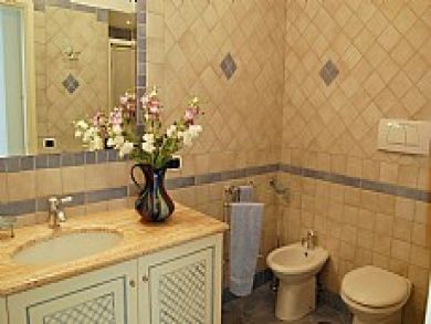 Bathroom with Washbasin & Walk-in Shower Bathroom with Washbasin & Walk-in Shower