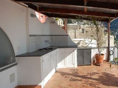 Outdoor Kitchen Area on Terrace