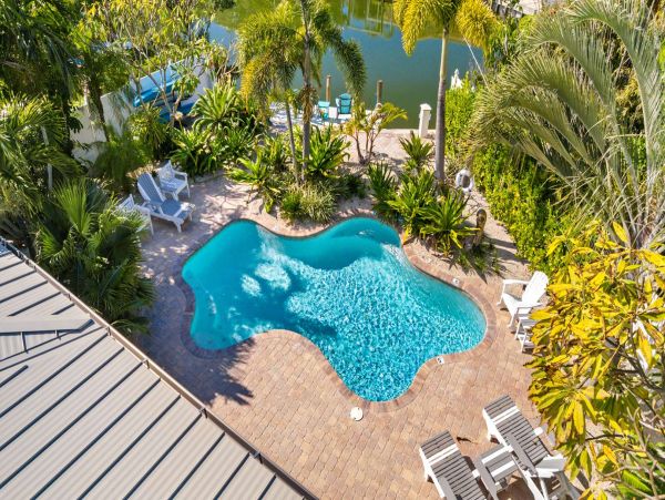 Waterfront Vacation Rental Anna Maria Island - Canal-Front Home with Pool & Dock