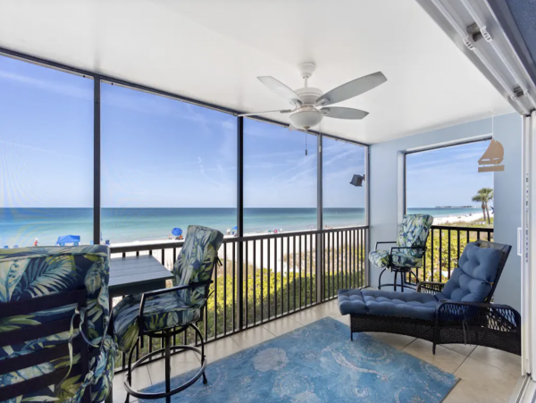 Bradenton Beach Two Bedroom Beachfront Vacation Rental