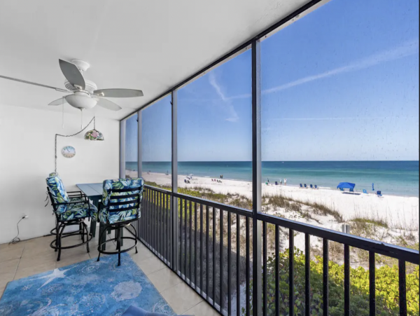 Bradenton Beach Two Bedroom Beachfront Vacation Rental