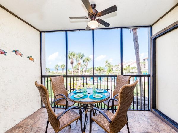 Siesta Key Updated 2 Bedroom Beach Condo Sleeps 6 Gulf View