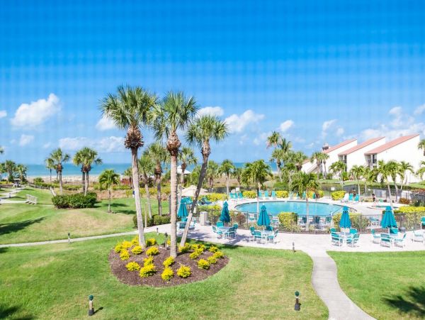 Siesta Key Updated 2 Bedroom Beach Condo Sleeps 6 Gulf View
