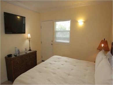 Bedroom with with Flat Screen TV