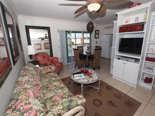 Longboat Key 2 Bedroom Beachfront Condo Partial Gulf Views