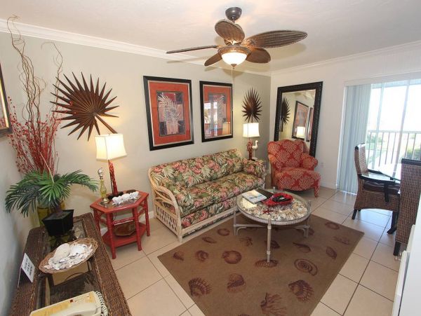 Longboat Key 2 Bedroom Beachfront Condo Partial Gulf Views
