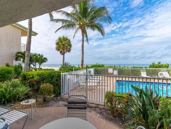 A One Bedroom Plus Den Ground Level Beachfront Unit