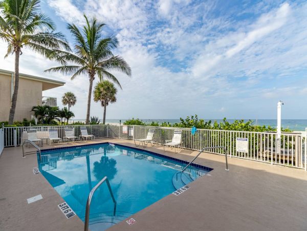 A One Bedroom Plus Den Ground Level Beachfront Unit