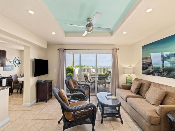 A One Bedroom Plus Den Ground Level Beachfront Unit