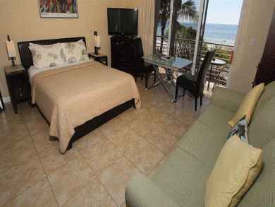 Studio unit on Longboat Key Beach