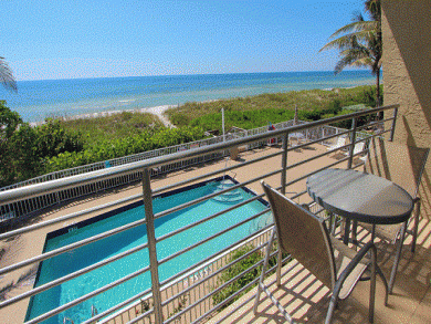 Studio unit on Longboat Key Beach