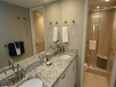 Master Bathroom with Dual Vanity & Walk-in Shower