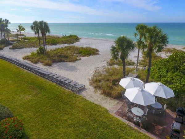 Direct beachfront Walk Out Rental Longboat Key