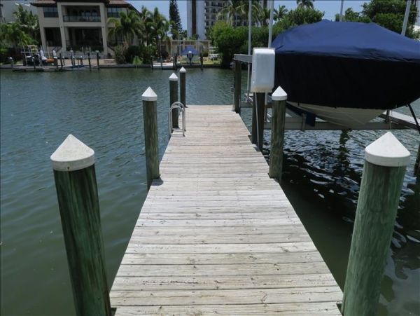 Canalfront Vacation Home in Lido Key with Pool & Boat Dock