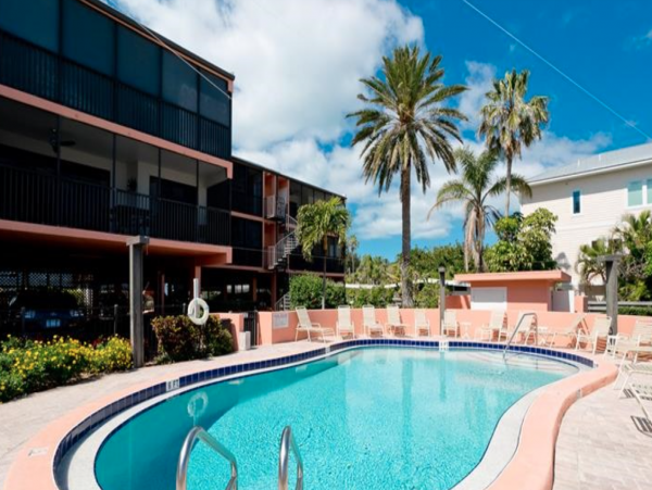 Bradenton Beach Two Bedroom Plus Den Rental 30 steps to GULF!!!!