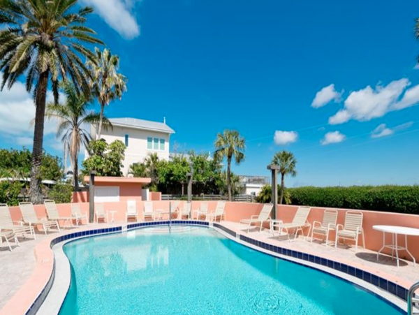 Bradenton Beach Two Bedroom Plus Den Rental 30 steps to GULF!!!!