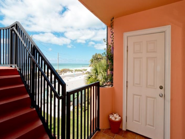 Bradenton Beach Two Bedroom Plus Den Rental 30 steps to GULF!!!!