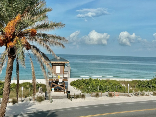 Bradenton Beach Two Bedroom Plus Den Rental 30 steps to GULF!!!!