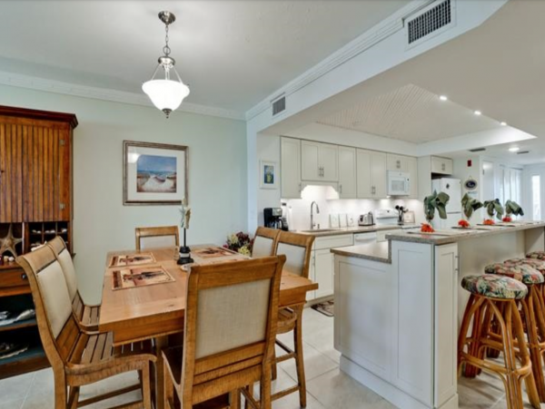 Bradenton Beach Two Bedroom Plus Den Rental 30 steps to GULF!!!!