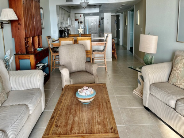 Bradenton Beach Two Bedroom Plus Den Rental 30 steps to GULF!!!!