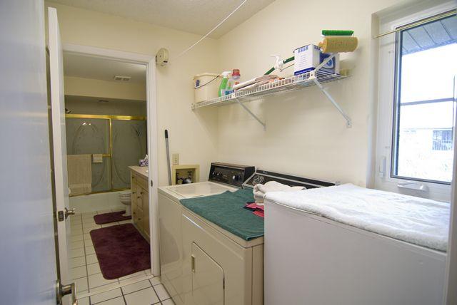 Guest bathroom & laundry room