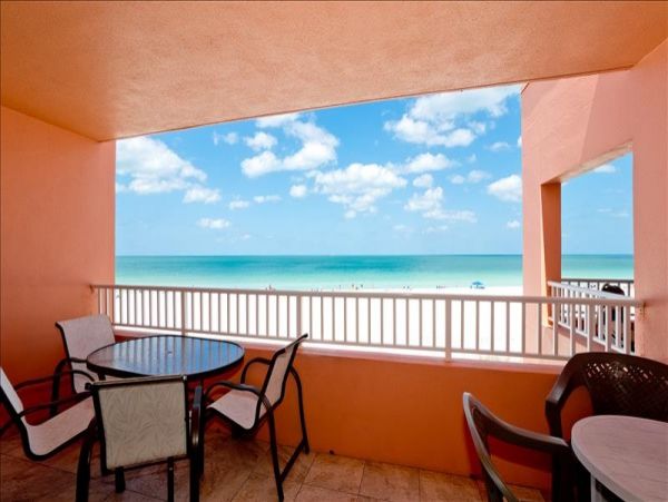 Direct Beachfront Condo Rental on Anna Maria Island Sleeps 6