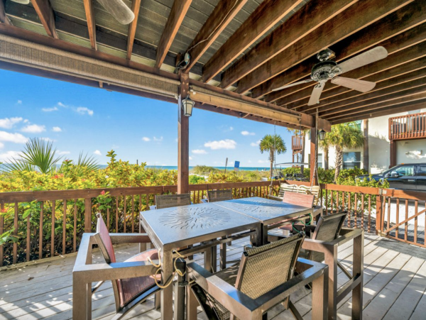Anna Maria Island BEACHFRONT Three Bedroom Condo for Rent