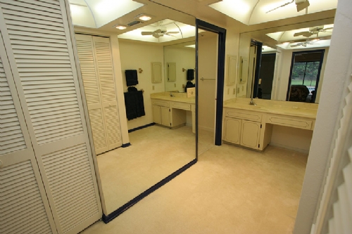 Large dressing area