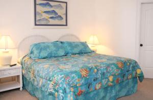 Master bedroom with king bed