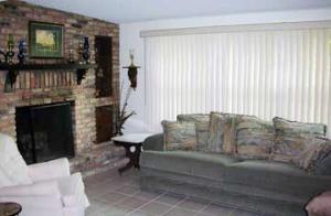 Den with Fireplace