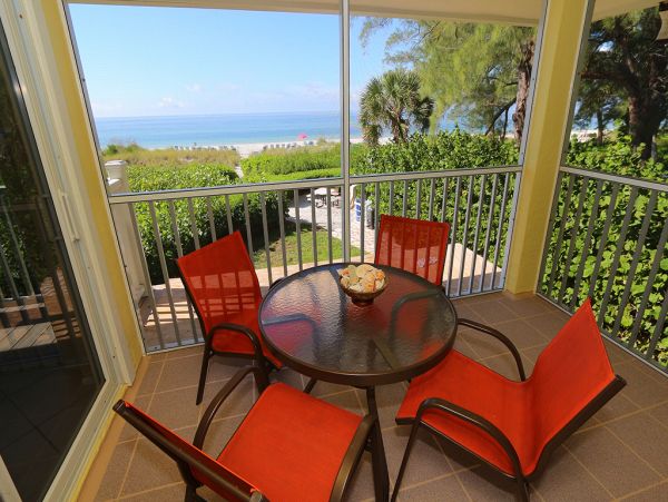 Longboat Key Two Bedroom Beachfront Vacation Condo