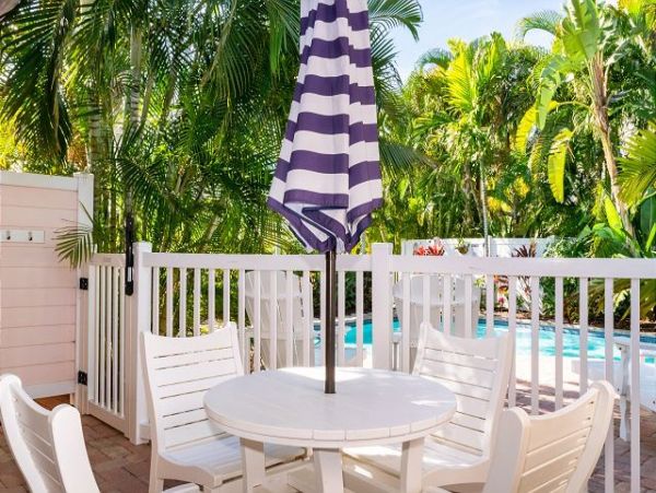 Steps to Beach One Bedroom Vacation Rental on Anna Maria