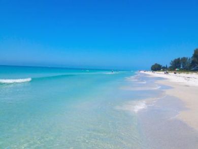Steps to Beach 1 Bedroom Anna Maria Rental with Pool